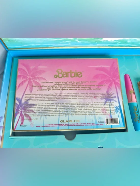 Glamlite Barbie Dream Summer Collection PR Box Makeup Set- Nearly Complete!!!! - Picture 10 of 15